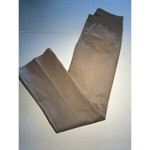 GAP Women Pants 6 Long Tall Mushroom Stretch Zip Fly Bootcut Fitted Pockets‎ EUC